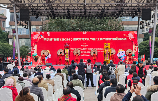 重庆大渡口：“年猪”进商圈 首届重庆年猪文化节暨“土特产进城”重庆周活动启动