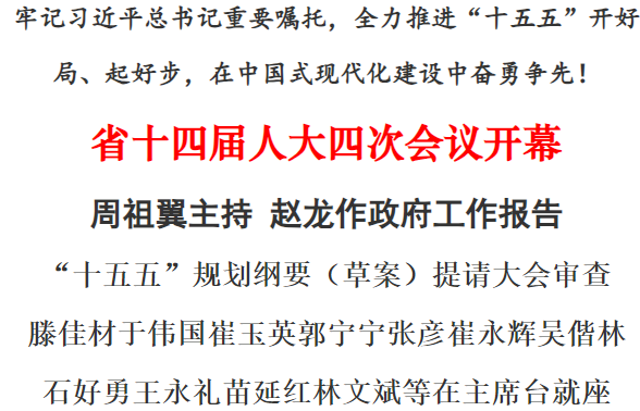 福建省十四届人大四次会议开幕