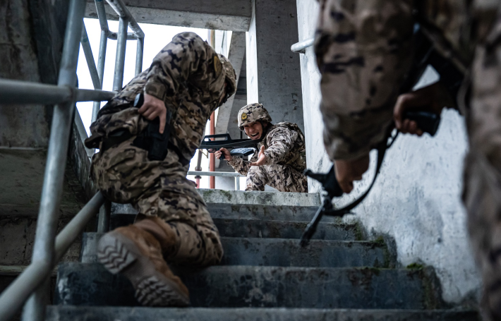 武警重庆总队执勤第五支队开展捕歼战斗演练