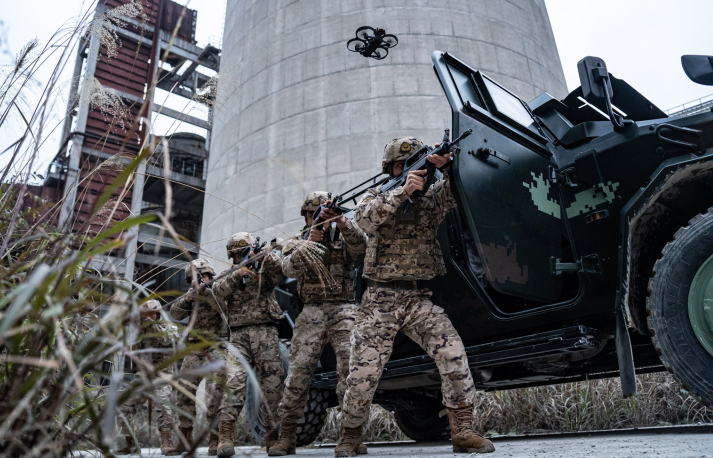 武警重庆总队执勤第五支队开展捕歼战斗演练