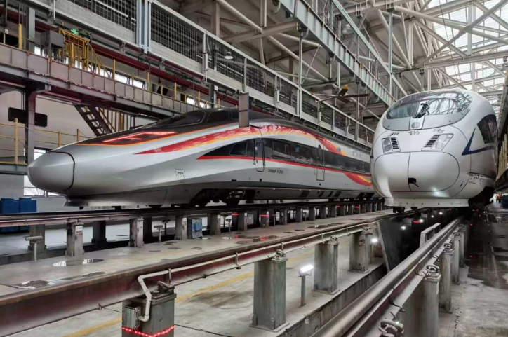 重庆车辆段137组动车组全部就位，全力护航2026年春运