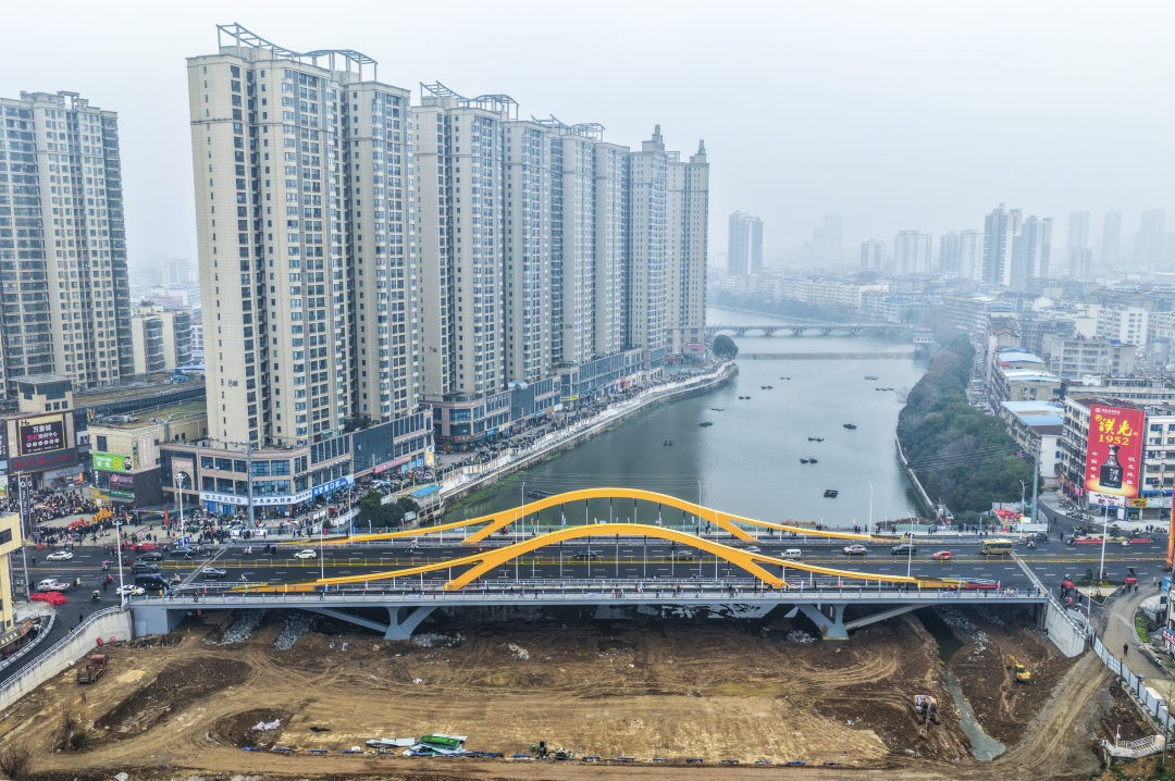 湖北枣阳新华大桥建成通车