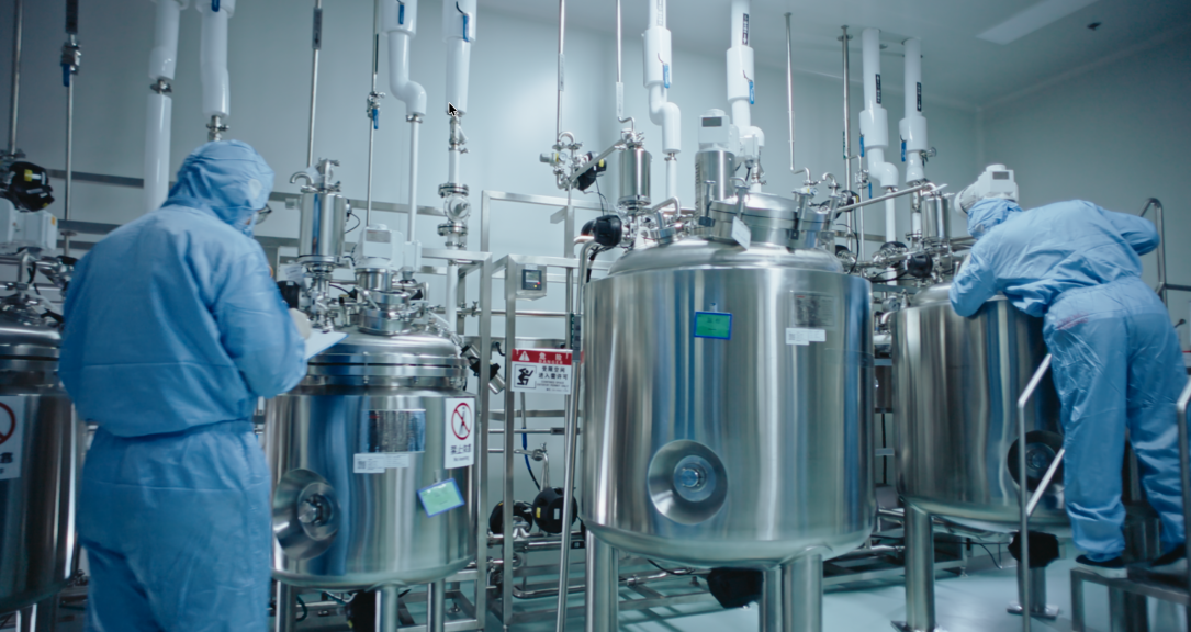 春节将近，长春金赛药业生产车间正加紧生产中。人民网记者 王海跃摄