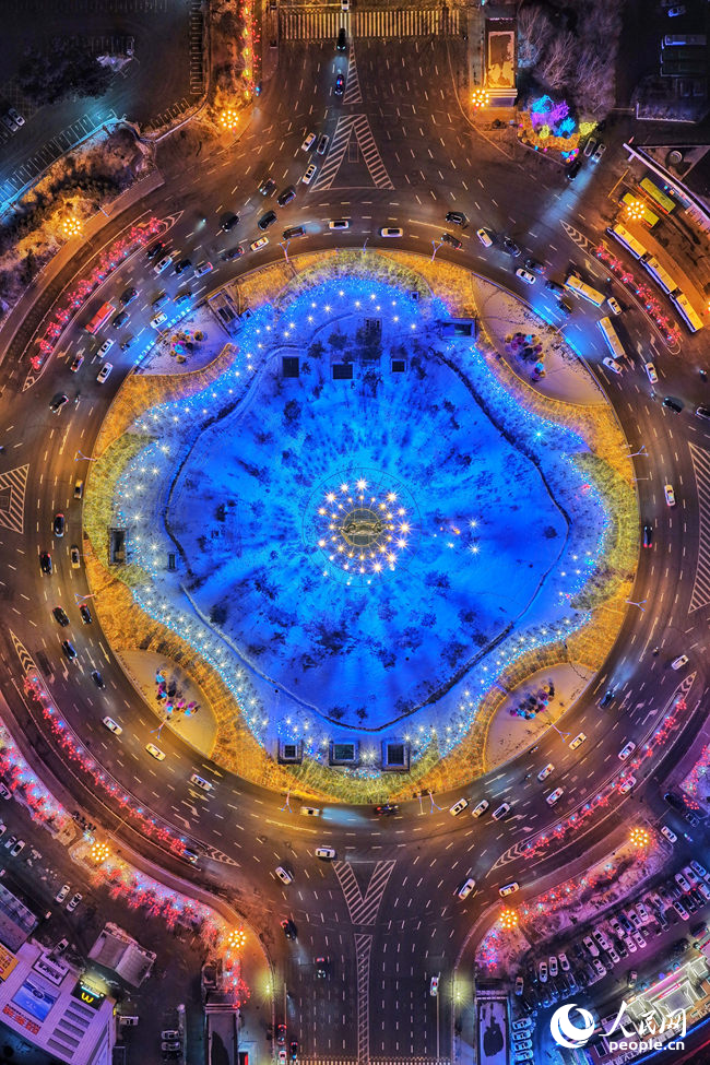 长春卫星广场景观。人民网记者 李洋摄