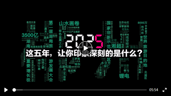 视频 | 时间的答案——郴州“十四五” 一场530万人共同完成的叙事