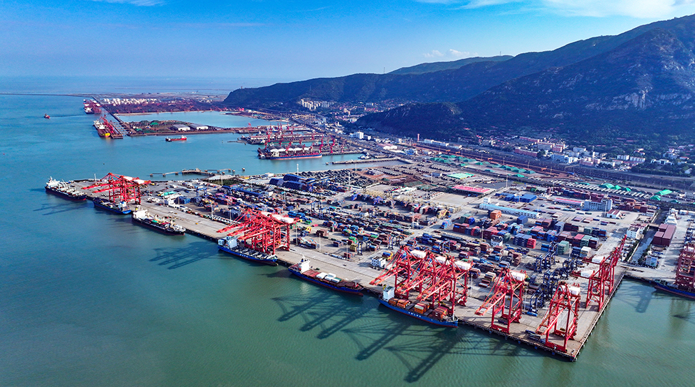 连云港港首月迎“开门红” 全港货物吞吐量同比增长6.8% 连云港港首月迎“开门红” 全港货物吞吐量同比增长6.8%