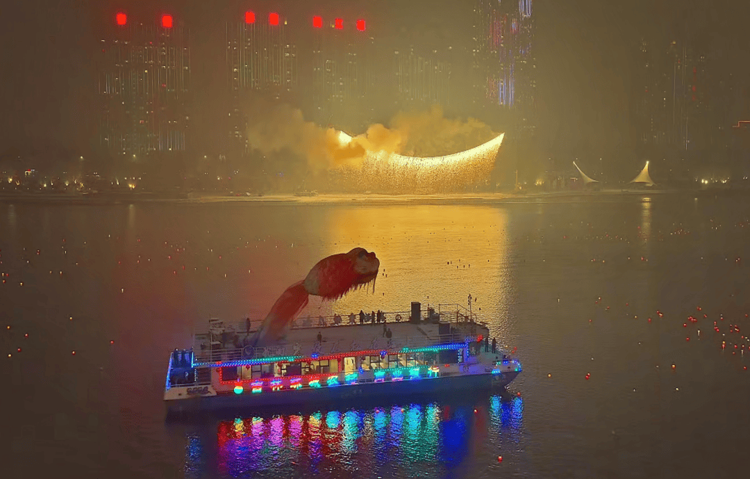 繁星卧松江 上元传福承——“松花江放河灯”非遗展演活动见闻 繁星卧松江 上元传福承——“松花江放河灯”非遗展演活动见闻