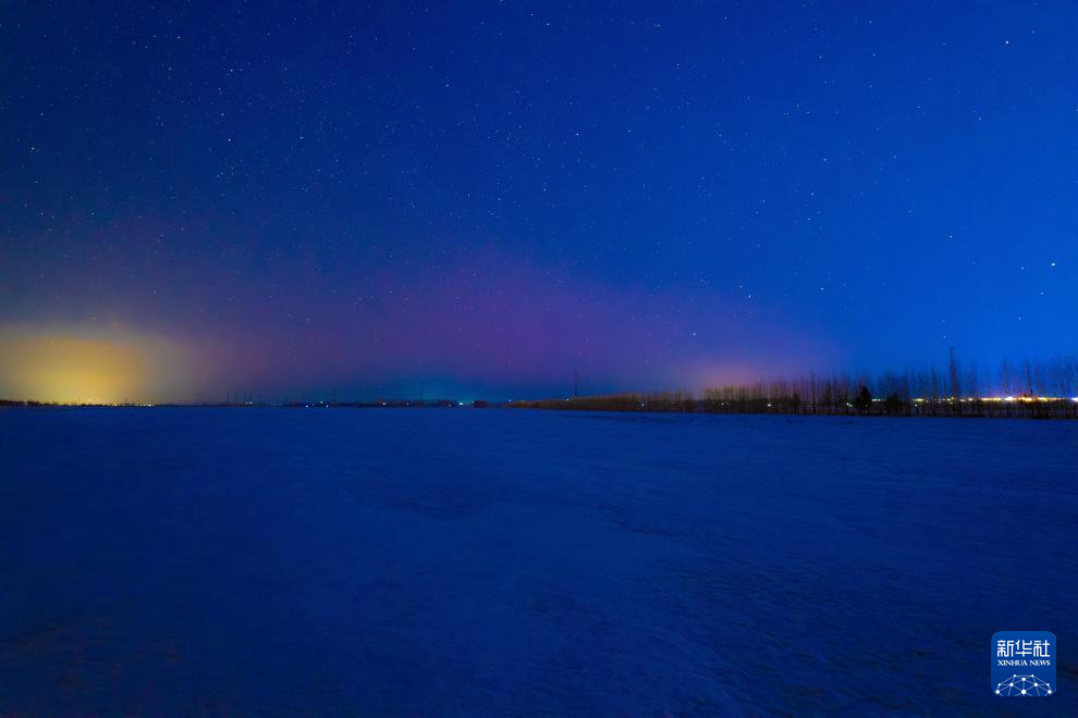 星空相册丨绚丽极光点亮北国之春