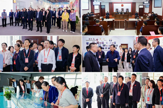 部分全国和省人大代表、政协委员视察调研山东法院工作