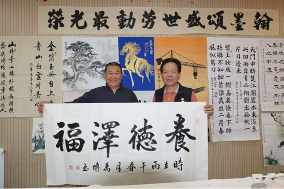 北京朝阳安贞书院：翰墨颂盛世 劳动最光荣