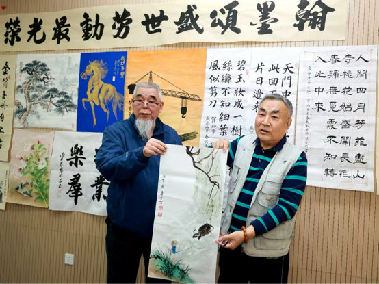 北京朝阳安贞书院：翰墨颂盛世 劳动最光荣