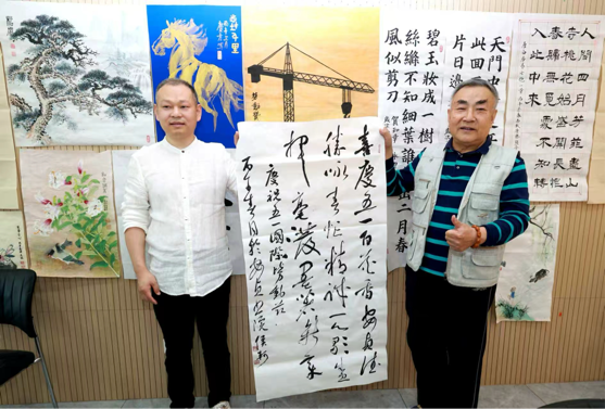 北京朝阳安贞书院：翰墨颂盛世 劳动最光荣