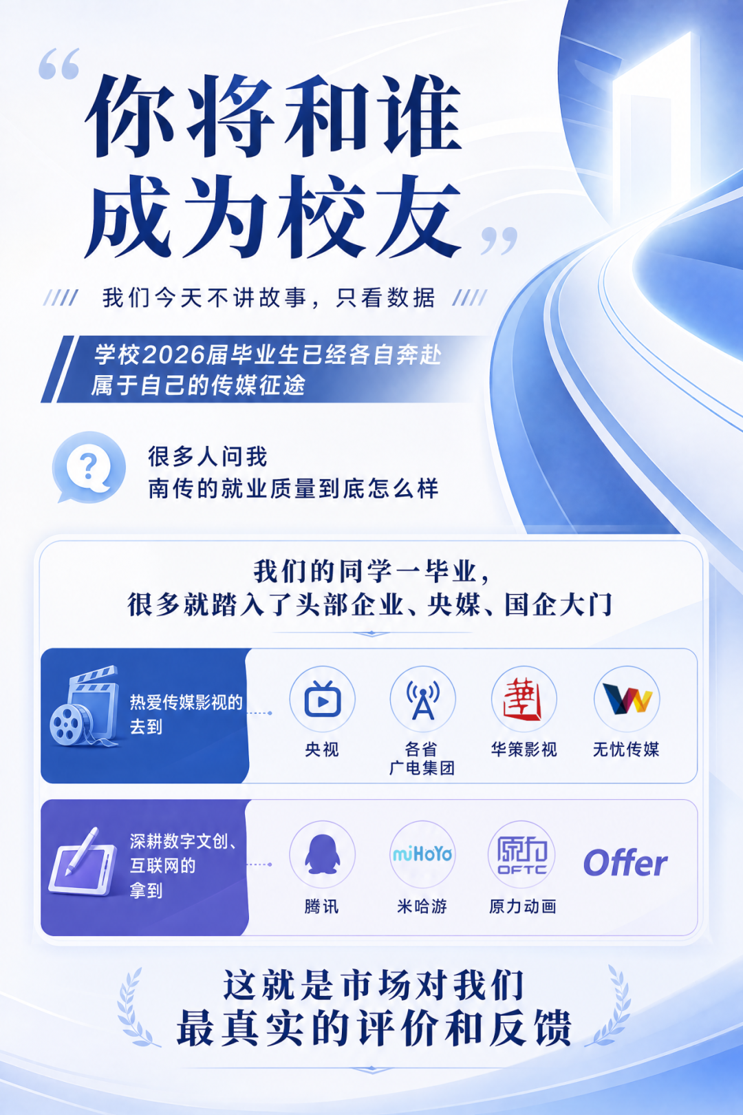 来南传,你将和他们成为校友!