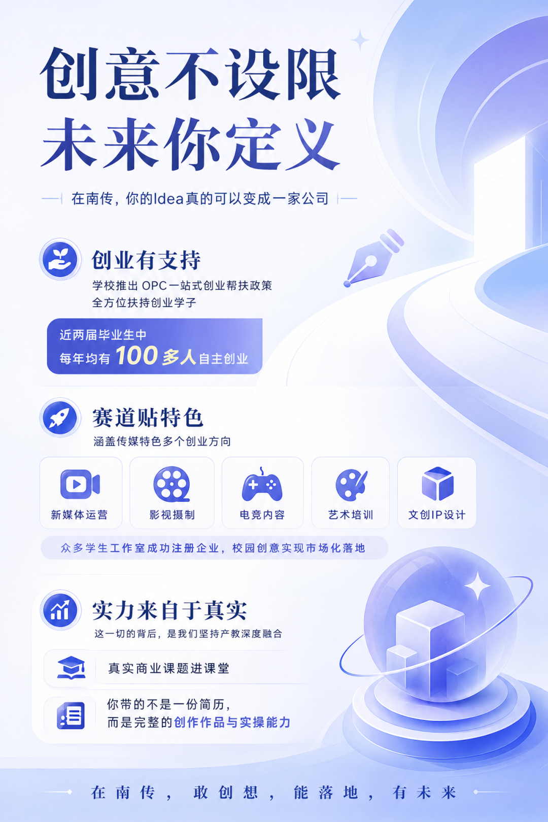 来南传,你将和他们成为校友!