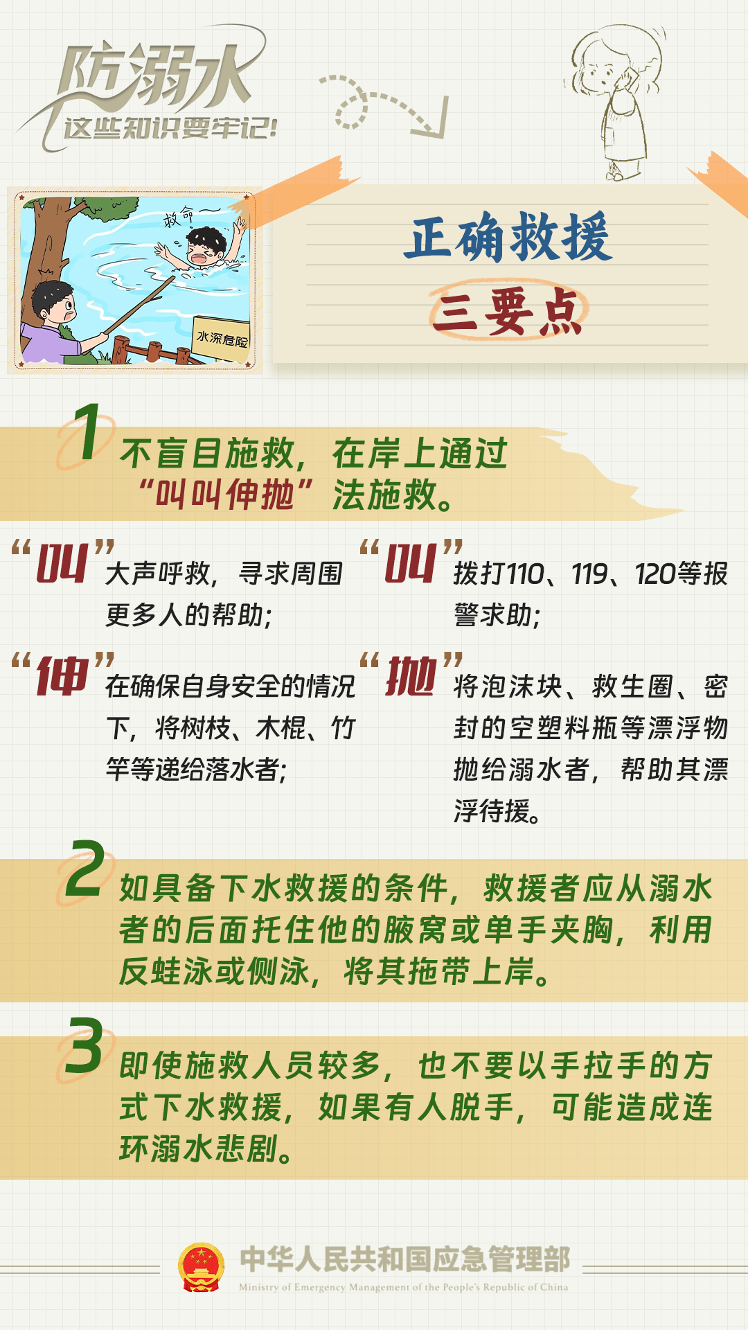 严防溺水刻不容缓,安全提醒要牢记