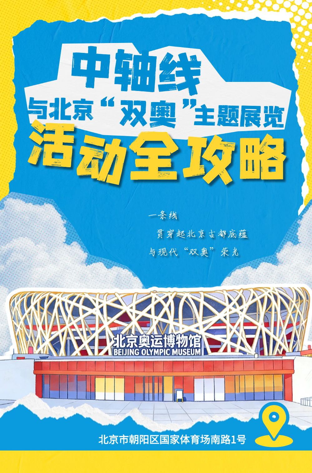 攻略|中轴线申遗成功两周年,“中轴线与北京‘双奥’展览”活动等你来!