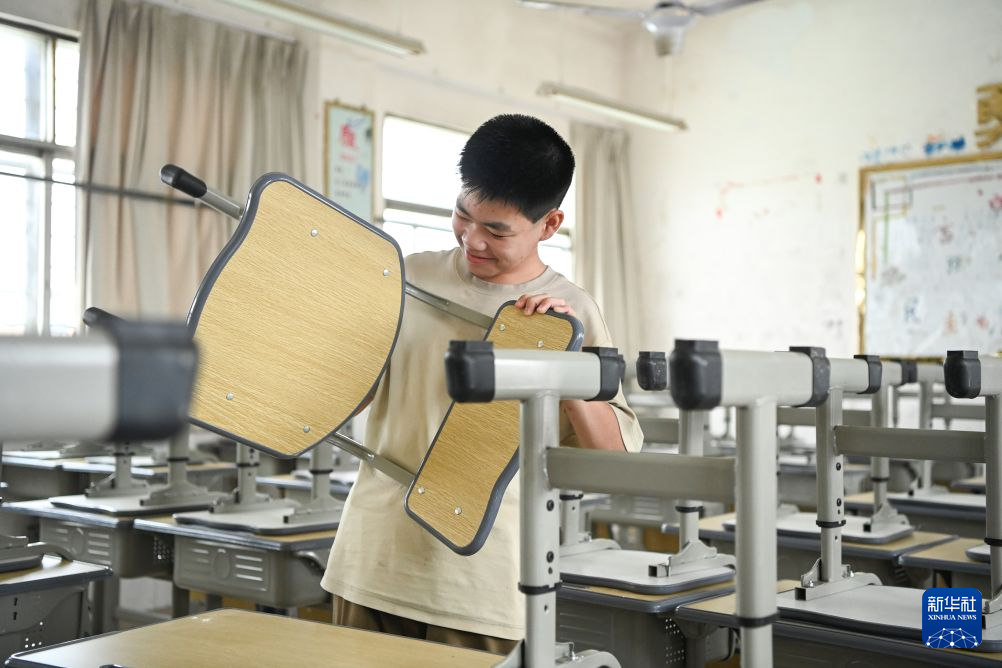 广西横州洪涝灾害受灾学校如期开学